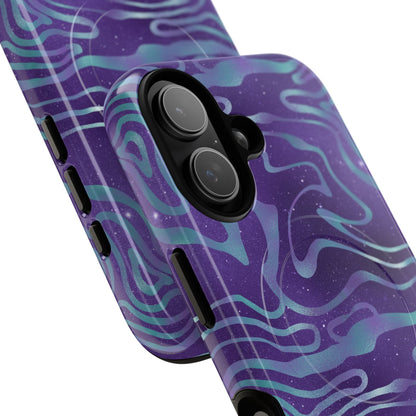 Cosmic Gold in Blue & Purple - iPhone Magsafe Case