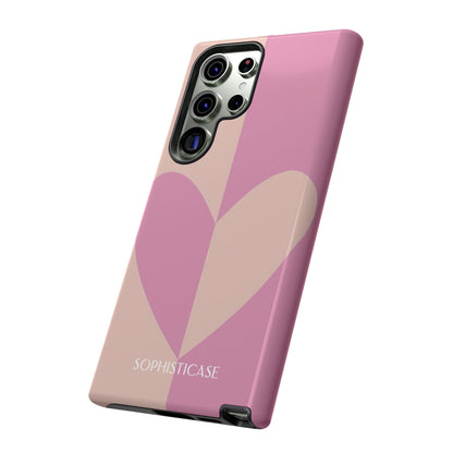 Be Mine in Pink and Brown - iPhone Case, Samsung Galaxy Case, Google Pixel Case