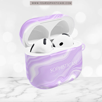 AirPod Cases - Liquid Dreams in Light Purple