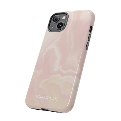 Liquid Magic in Beige Haze - iPhone Case
