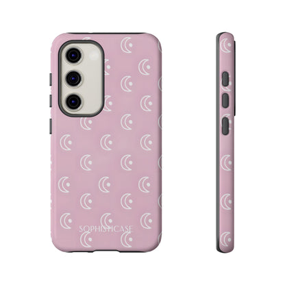 Moon Phase in Pink - Tough Phone Case for Samsung Galaxy