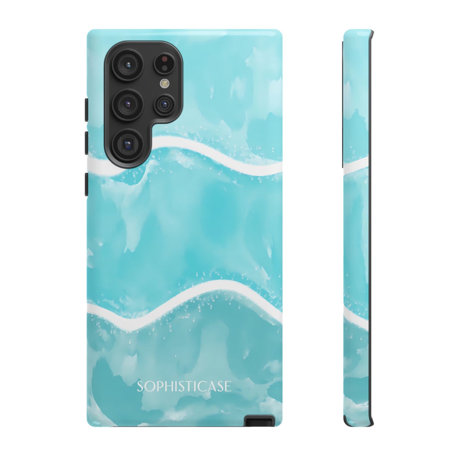 Serenity in Aqua - Drop Proof Phone Case for Samsung Galaxy