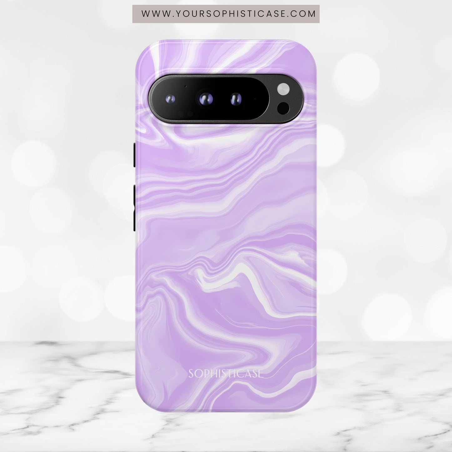 Liquid Dreams in Light Purple - Tough Phone Case