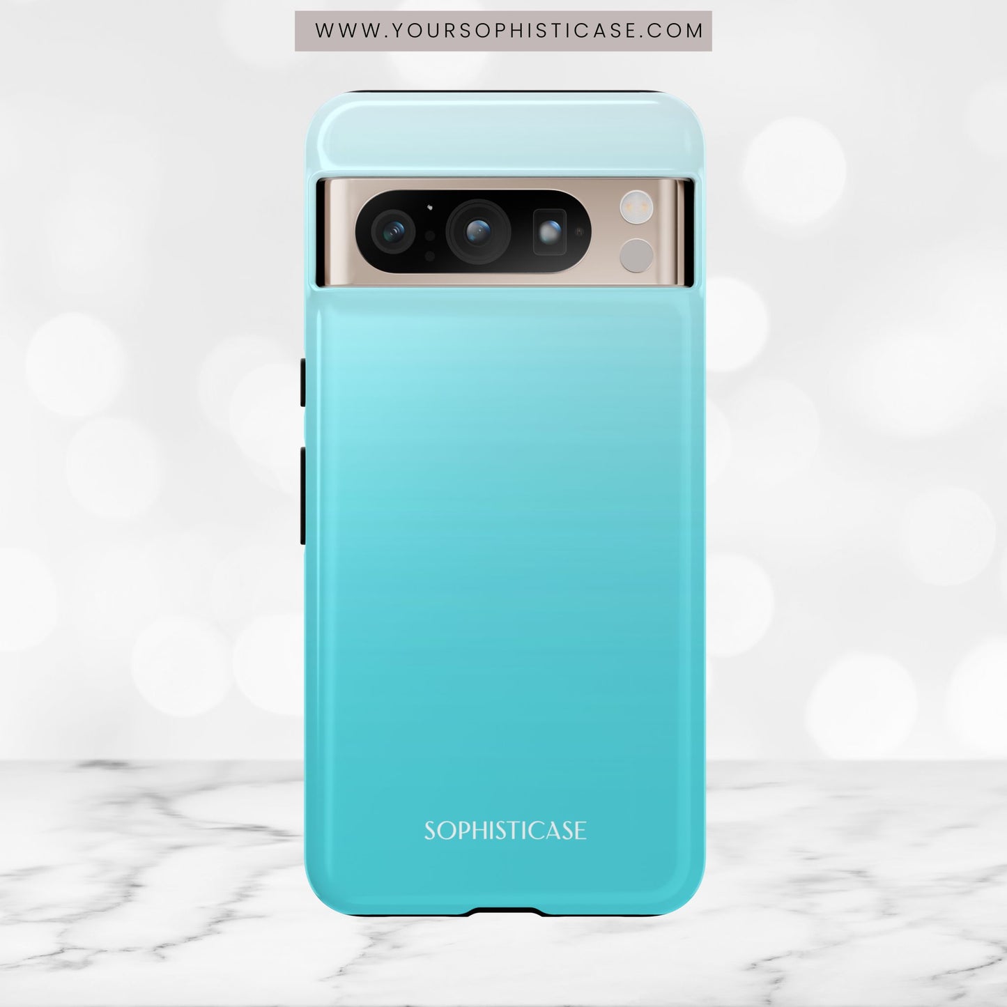 Heavenly in Aqua - Tough Phone Case