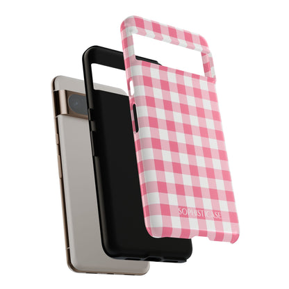 Tough Case - Gingham in Salmon