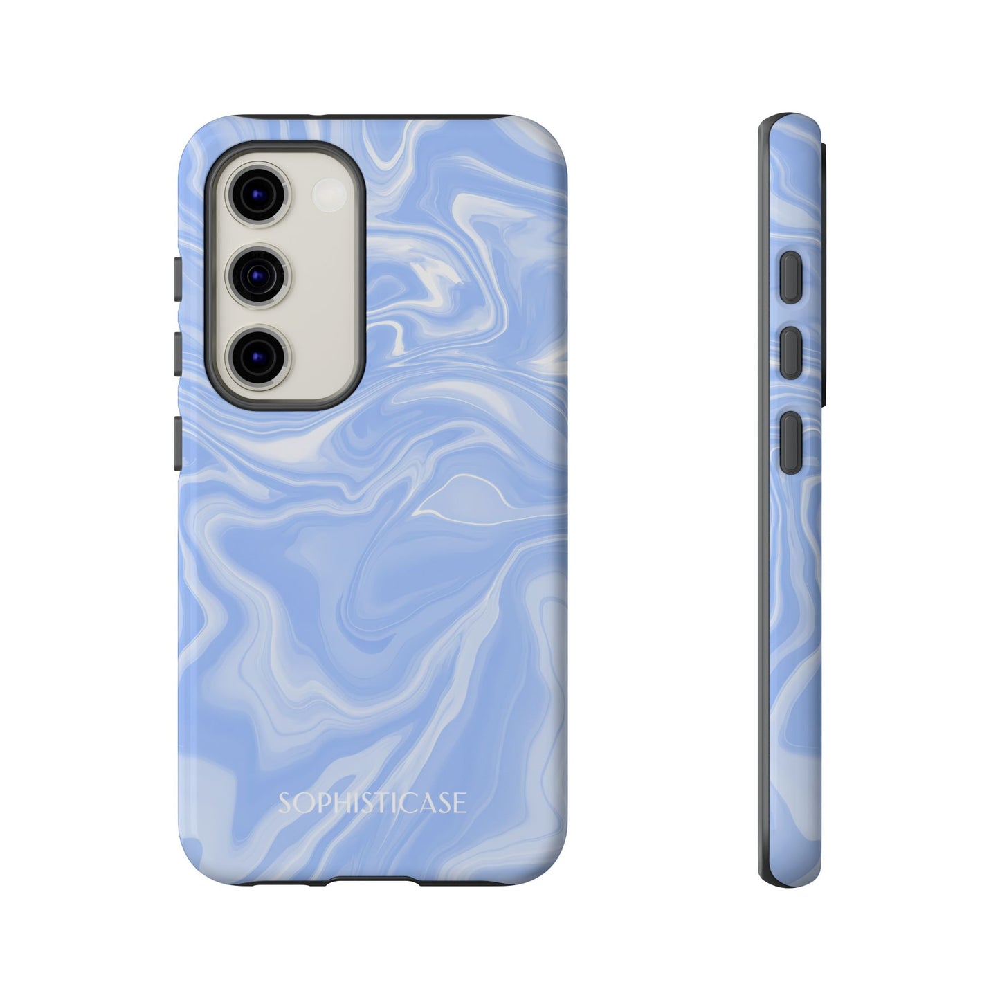 Liquid Dreams in Smoke Blue - Tough Phone Case for Samsung Galaxy