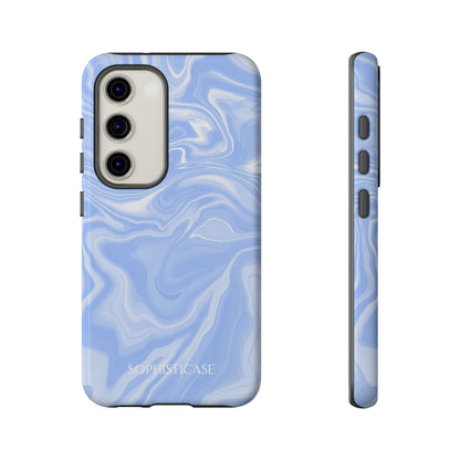 Liquid Dreams in Smoke Blue - Tough Phone Case for Samsung Galaxy