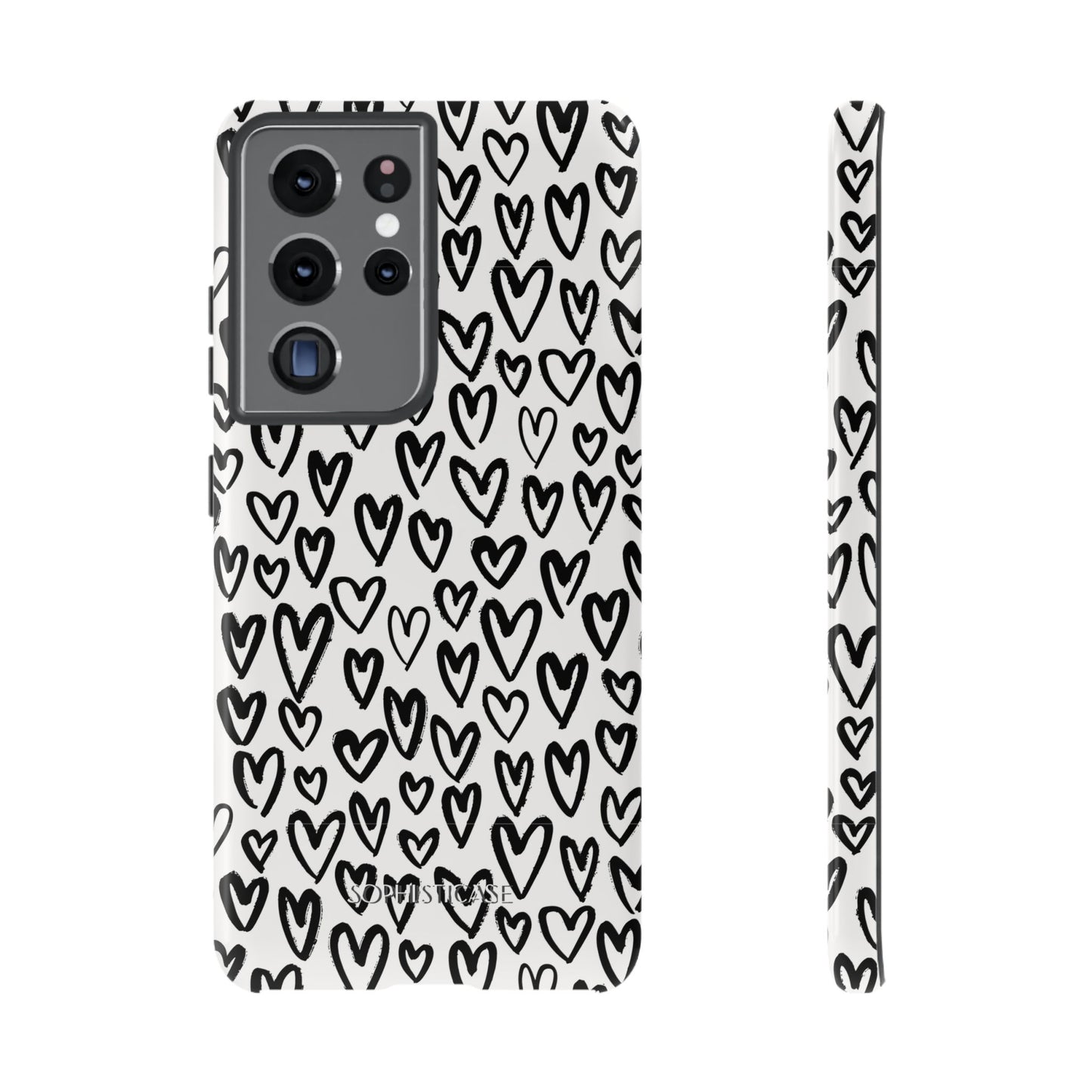 Dark Thoughts in Urban Heart - Tough Phone Case