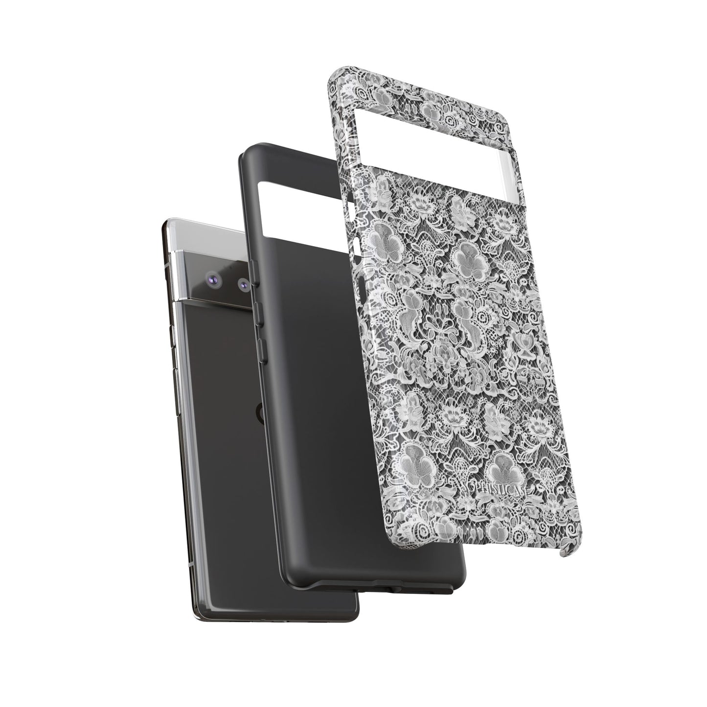 Luxe Lace in Black - iPhone Case, Samsung Galaxy Case, Google Pixel Case