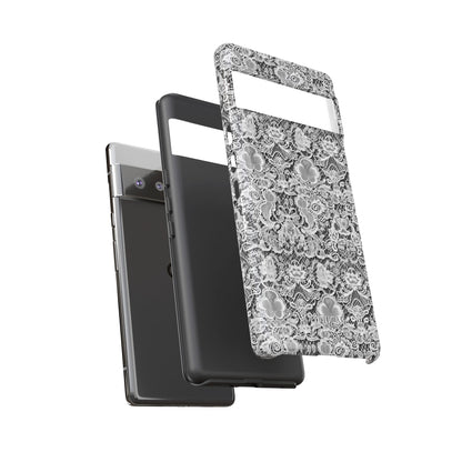 Luxe Lace in Black - iPhone Case, Samsung Galaxy Case, Google Pixel Case