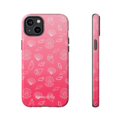 Seashell Society in Sunset Pink - iPhone Case