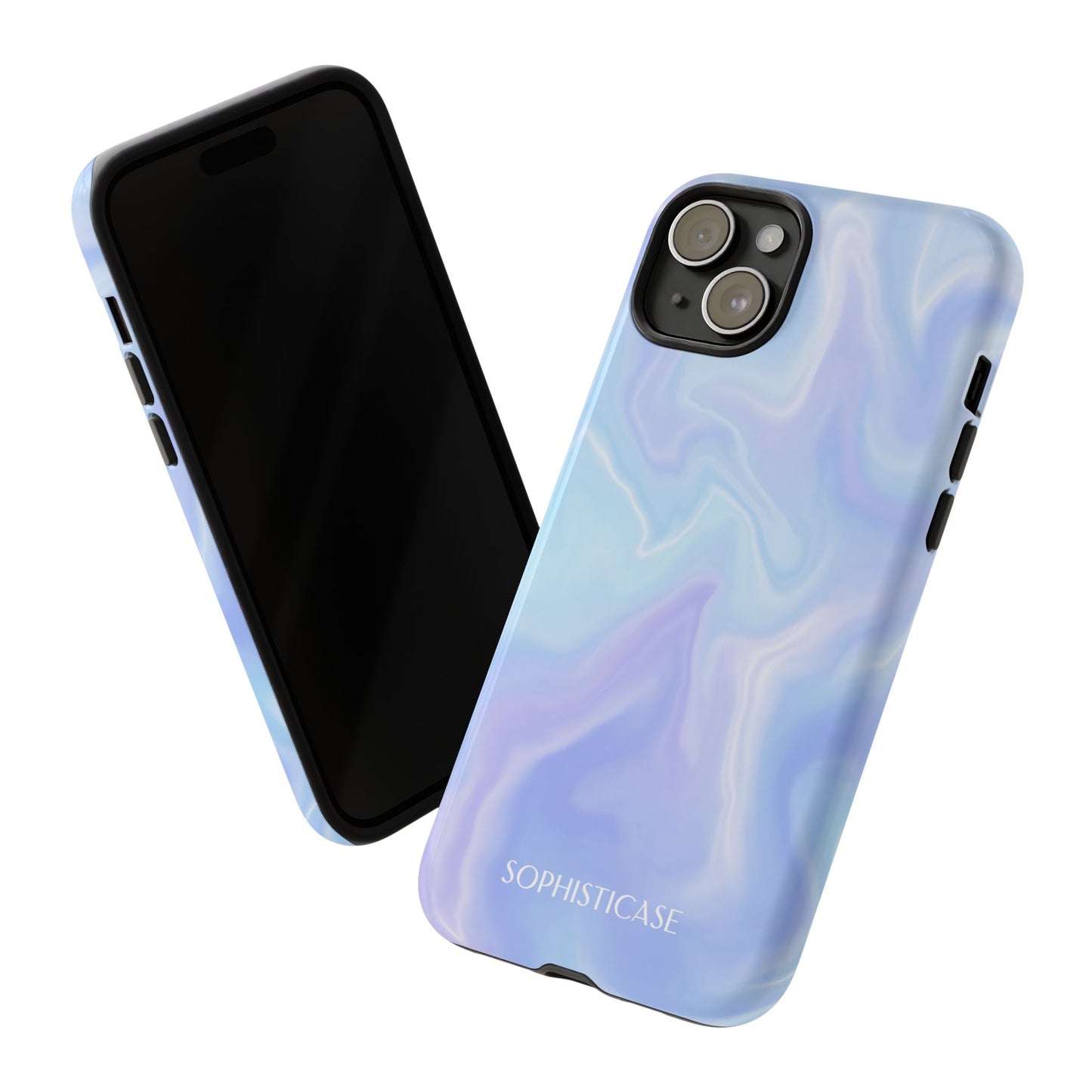 Liquid Magic in Blue Haze - iPhone Case