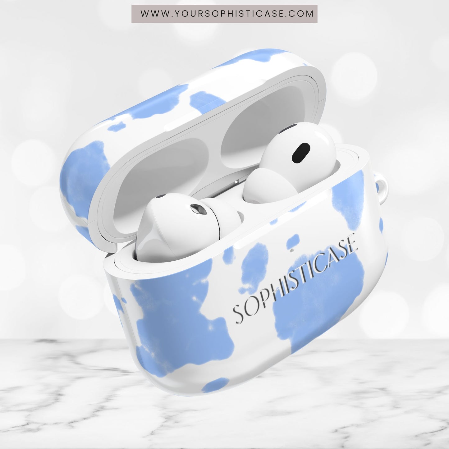 AirPod Cases - Holy Cow in Blue