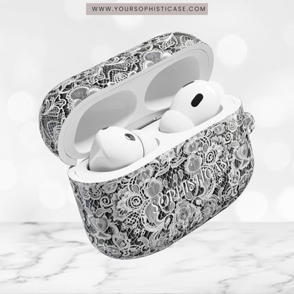AirPod Cases - Luxe Lace in Black