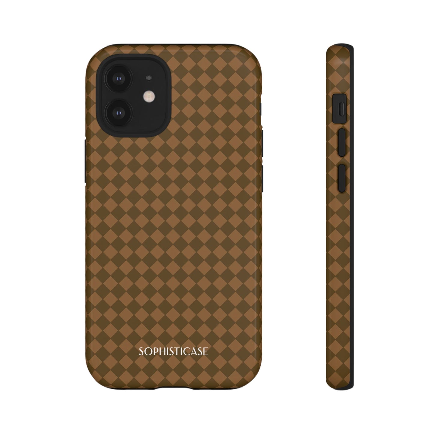 Diamond Diva in Deep Brown - iPhone Case