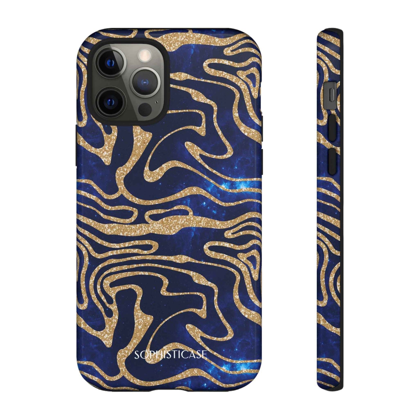 Cosmic Zebra in Blue - iPhone Case, Samsung Galaxy Case, Google Pixel Case