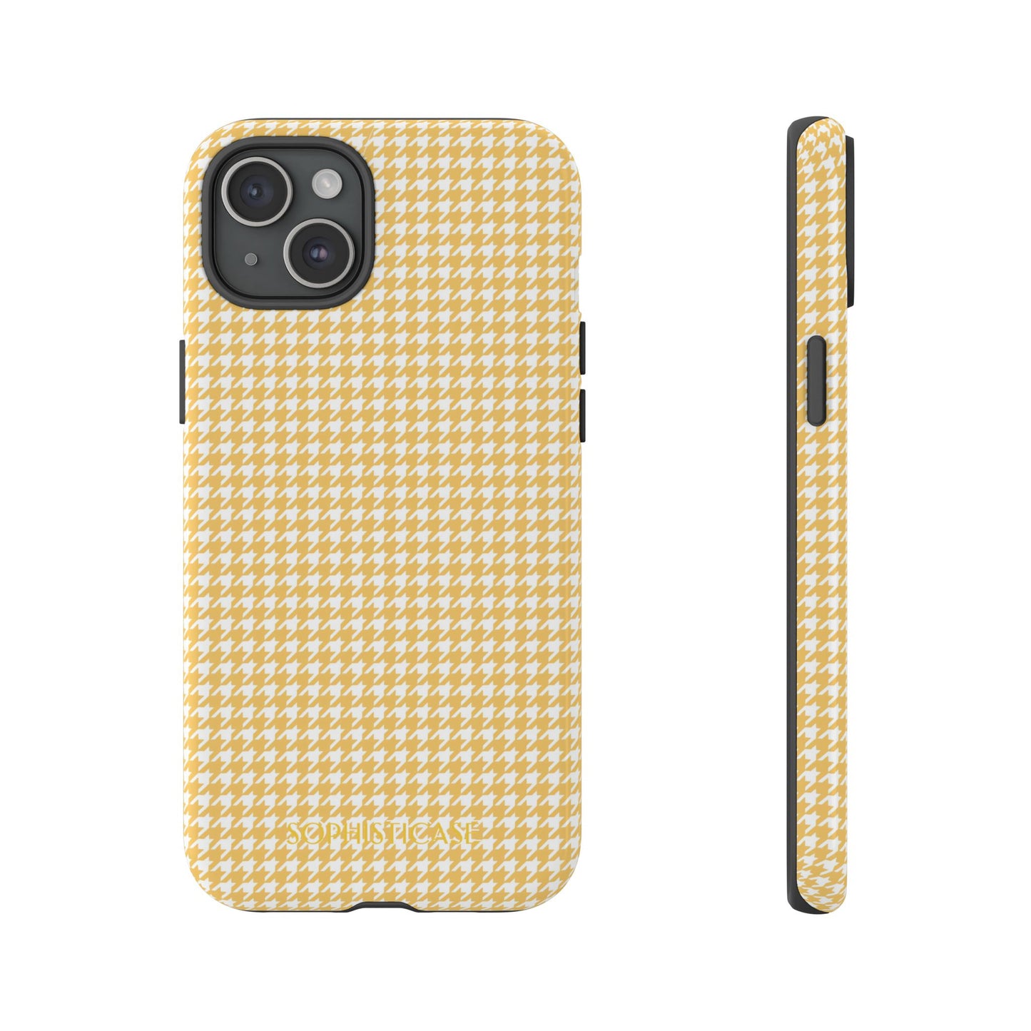 Tough Case - Houndstooth in Mustard