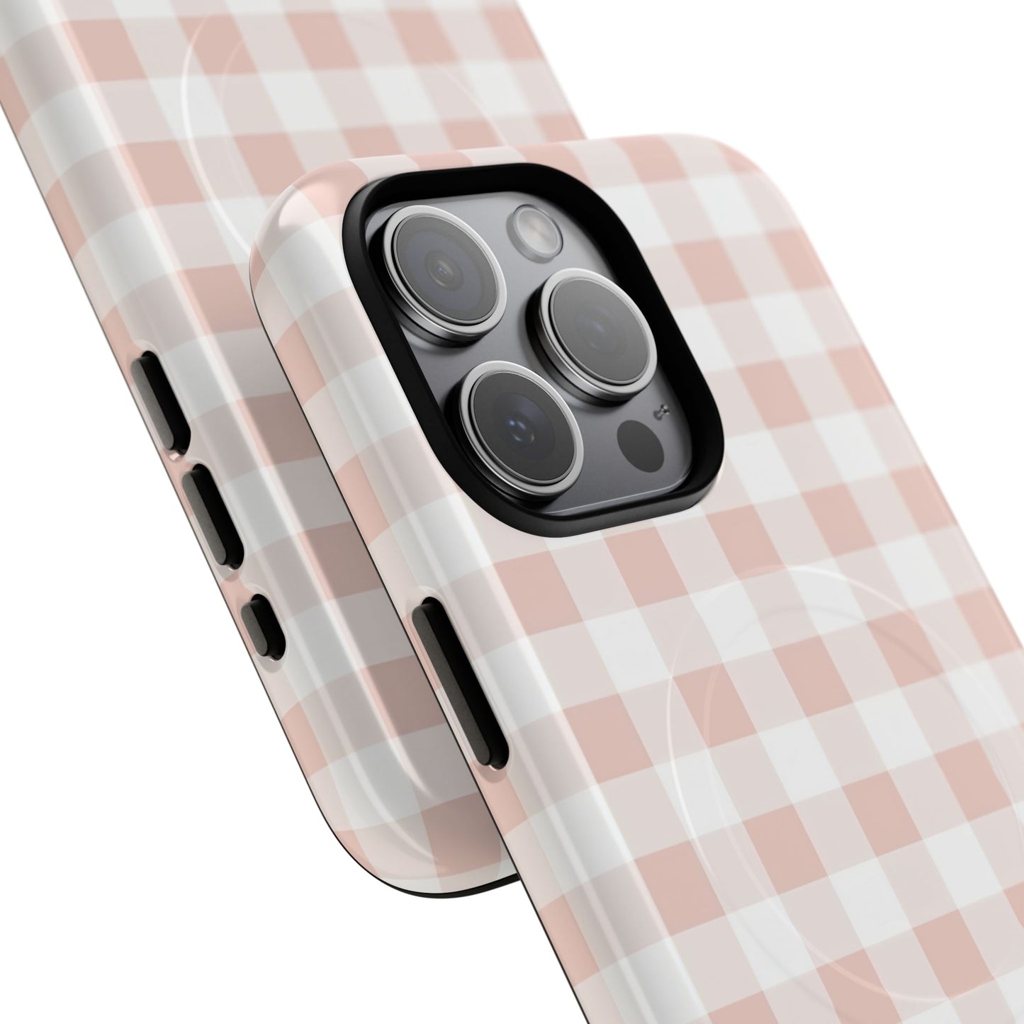 Gingham in Neutral Beige - Magsafe Case