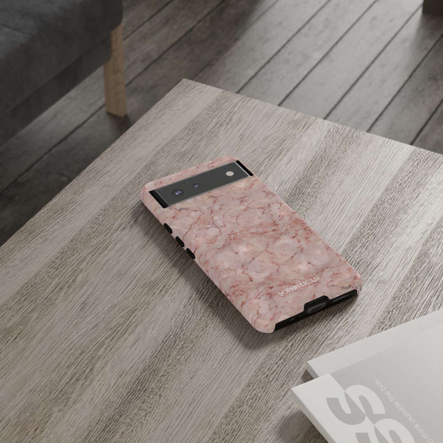 Marble Opulence in Pink - iPhone Case, Samsung Galaxy Case, Google Pixel Case