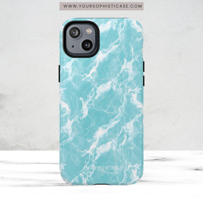 Marble Crush in Aqua - Magsafe Case