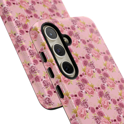 Rose Diamond Romance in Amelie - Tough Phone Case