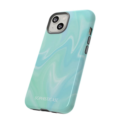 Liquid Magic in Green Haze - Drop Proof Phone Case for iPhone