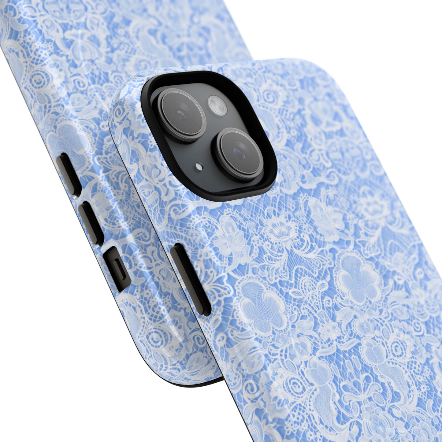Luxe Lace in Blue - Magsafe Case