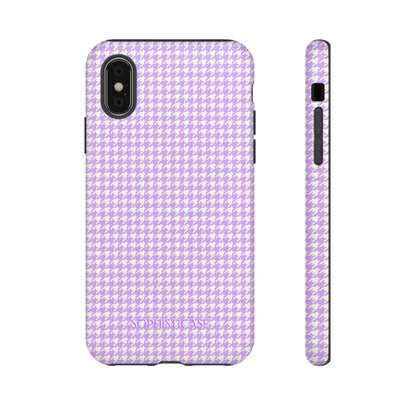 Tough Case - Houndstooth in Pastel Purple