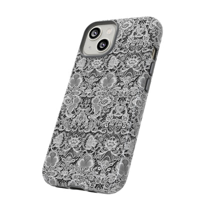 Luxe Lace in Black - iPhone Case