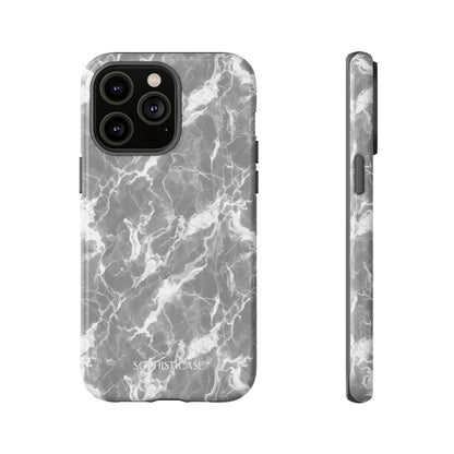 Marble Crush in Charcoal Grey - iPhone Case