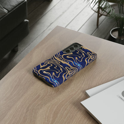 Cosmic Zebra in Blue - iPhone Case, Samsung Galaxy Case, Google Pixel Case