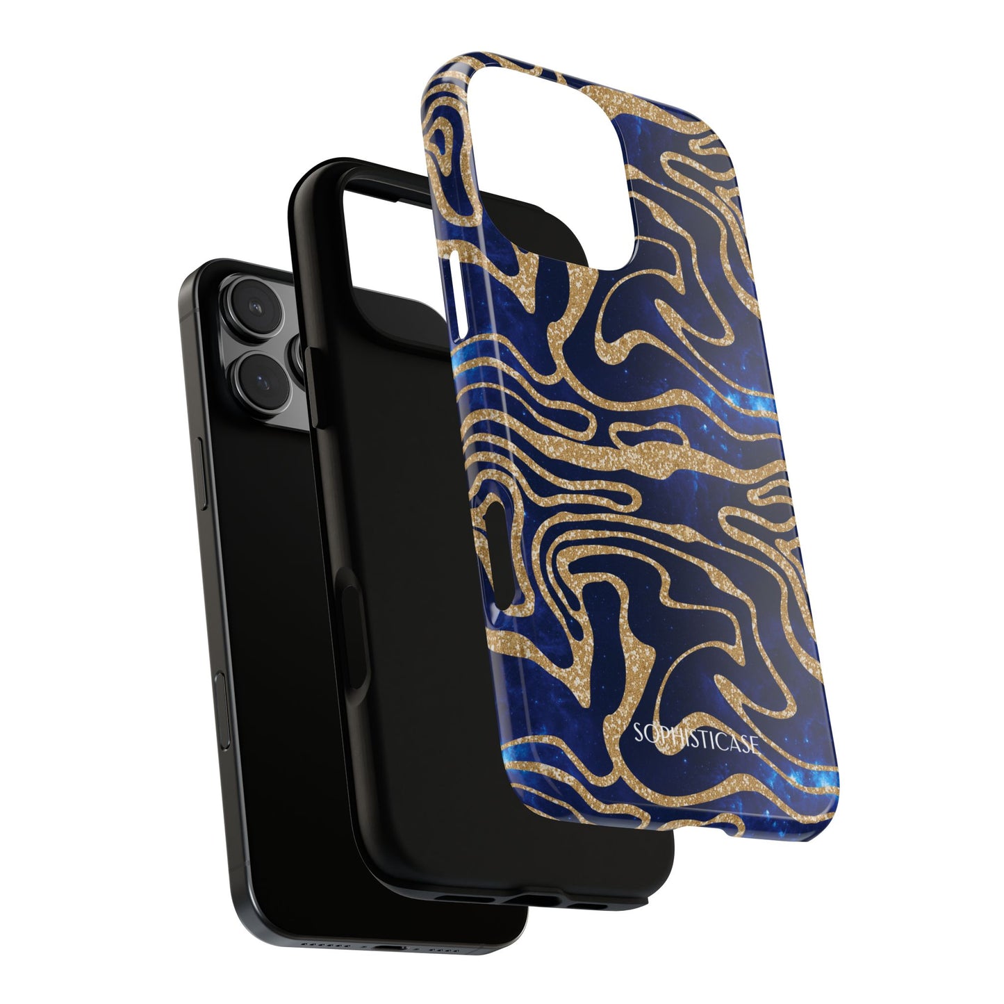 Cosmic Zebra in Blue - iPhone Case, Samsung Galaxy Case, Google Pixel Case