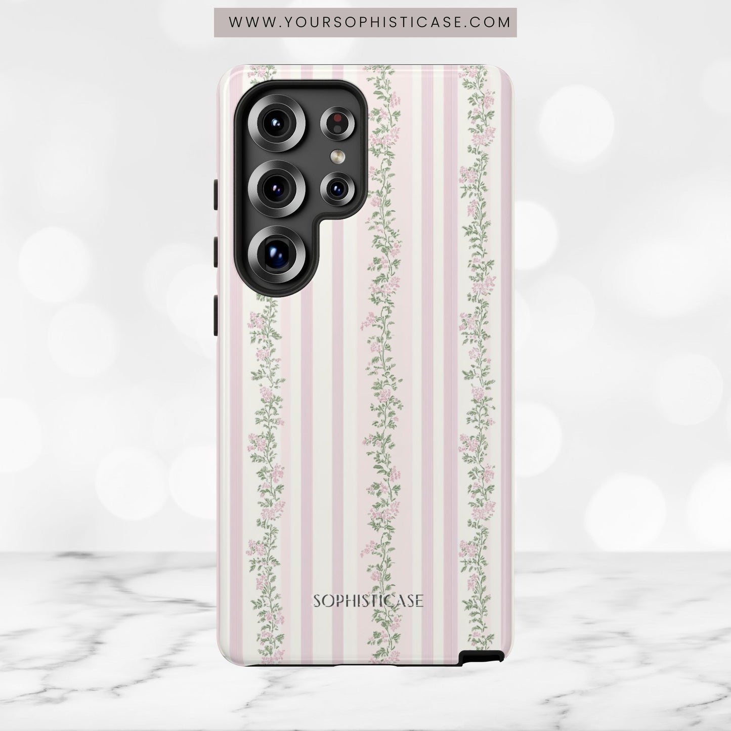 The Sweetest Thing in Coquette Rose Vine - iPhone Case, Samsung Galaxy Case, Google Pixel Case