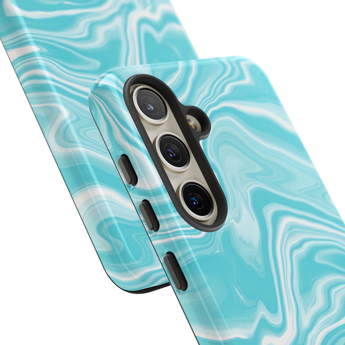 Liquid Dreams in Aqua - Tough Phone Case