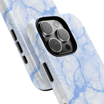 Marble Opulence in Blue - Magsafe Case