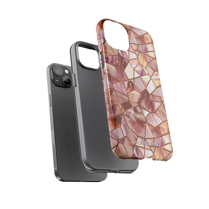 Rose' Runway in Champagne Mosaic - Tough Phone Case