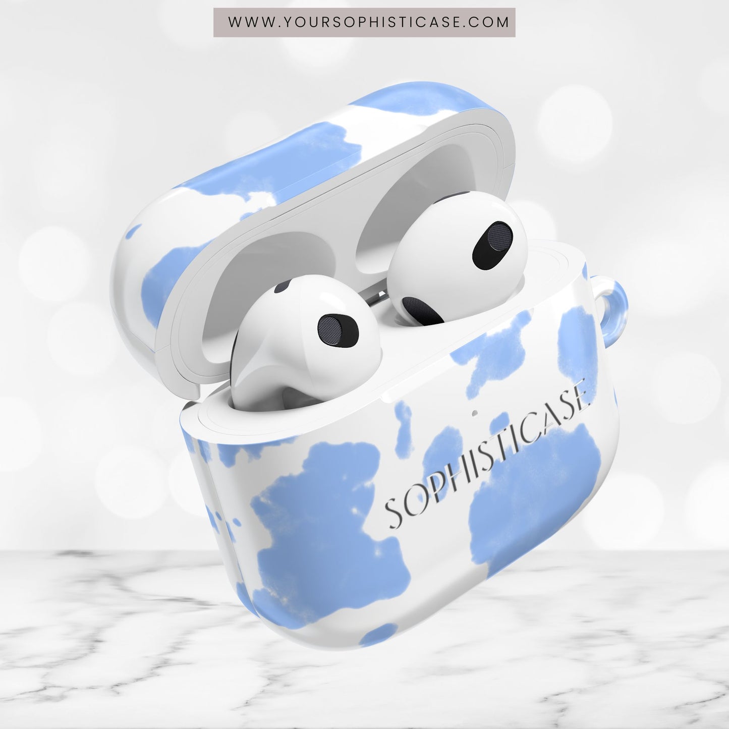 AirPod Cases - Holy Cow in Blue