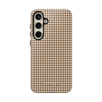 Tough Case - Houndstooth in Brown