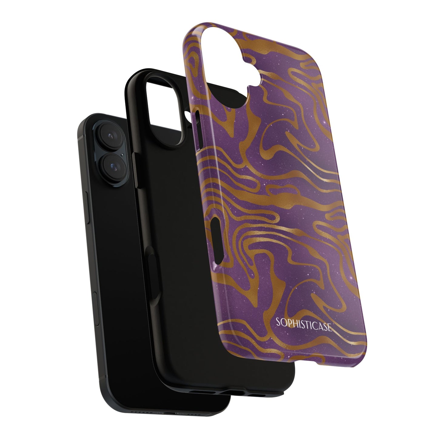 Cosmic Zebra in Purple - iPhone Case, Samsung Galaxy Case, Google Pixel Case