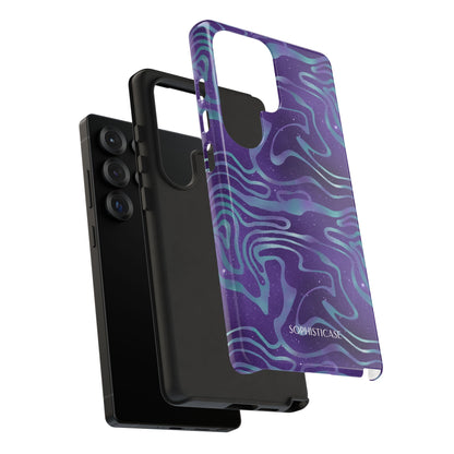 Cosmic Gold in Blue & Purple - iPhone Case, Samsung Galaxy Case, Google Pixel Case