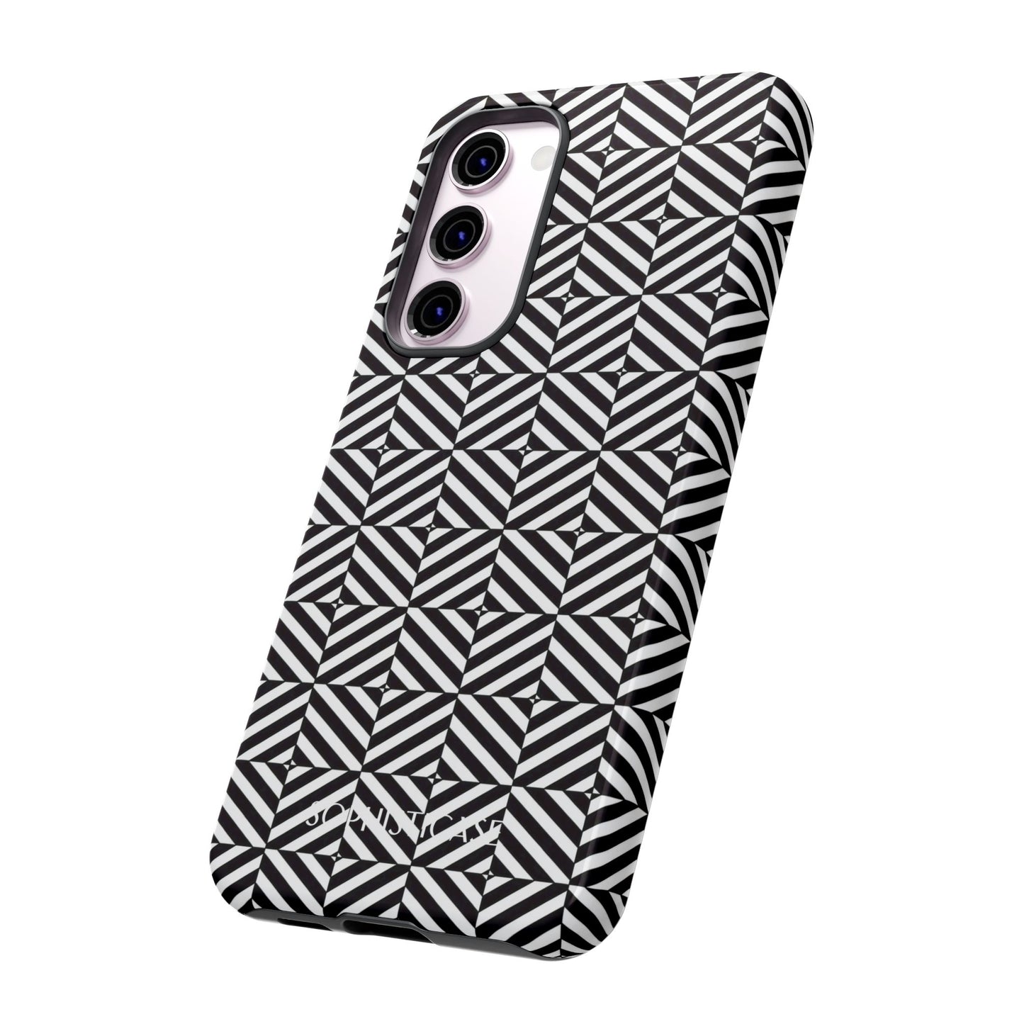 Illusions in Black - Tough Phone Case for Samsung Galaxy