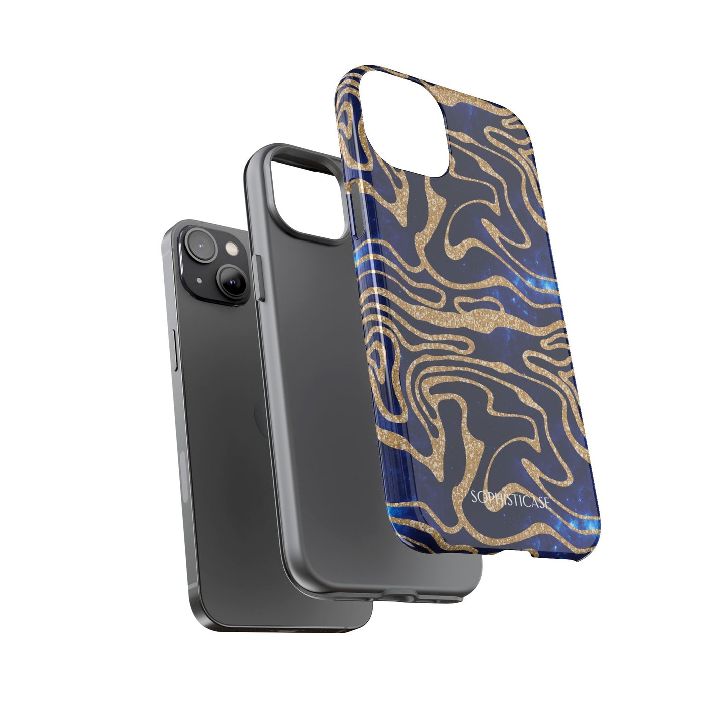 Cosmic Zebra in Blue - iPhone Case, Samsung Galaxy Case, Google Pixel Case
