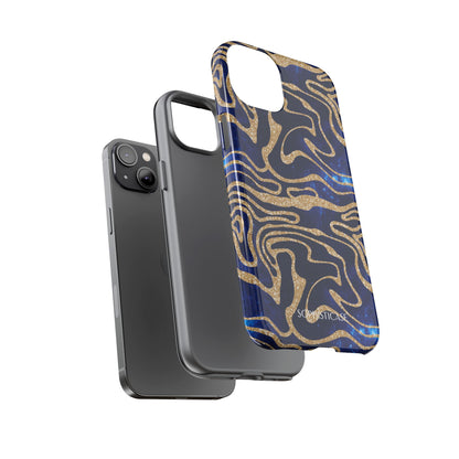 Cosmic Zebra in Blue - iPhone Case, Samsung Galaxy Case, Google Pixel Case