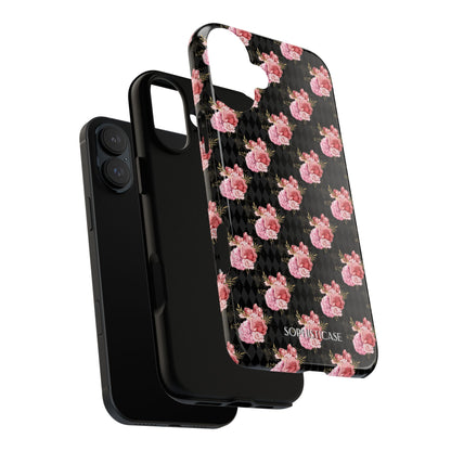 Rose Diamond Romance in Vivienne - Tough Phone Case