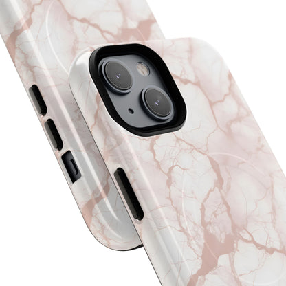 Marble Opulence in Neutral Beige - Magsafe Case