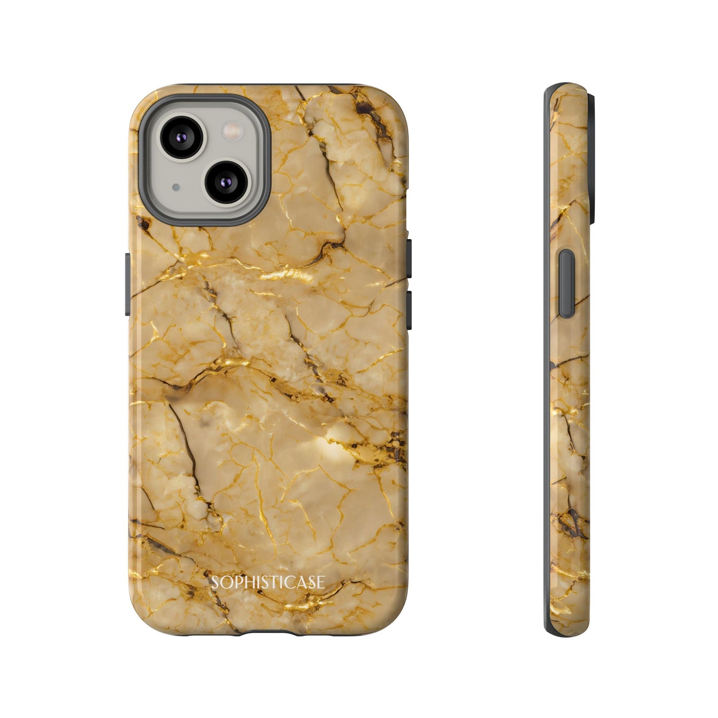 Marble Opulence in Gold - iPhone Case, Samsung Galaxy Case, Google Pixel Case