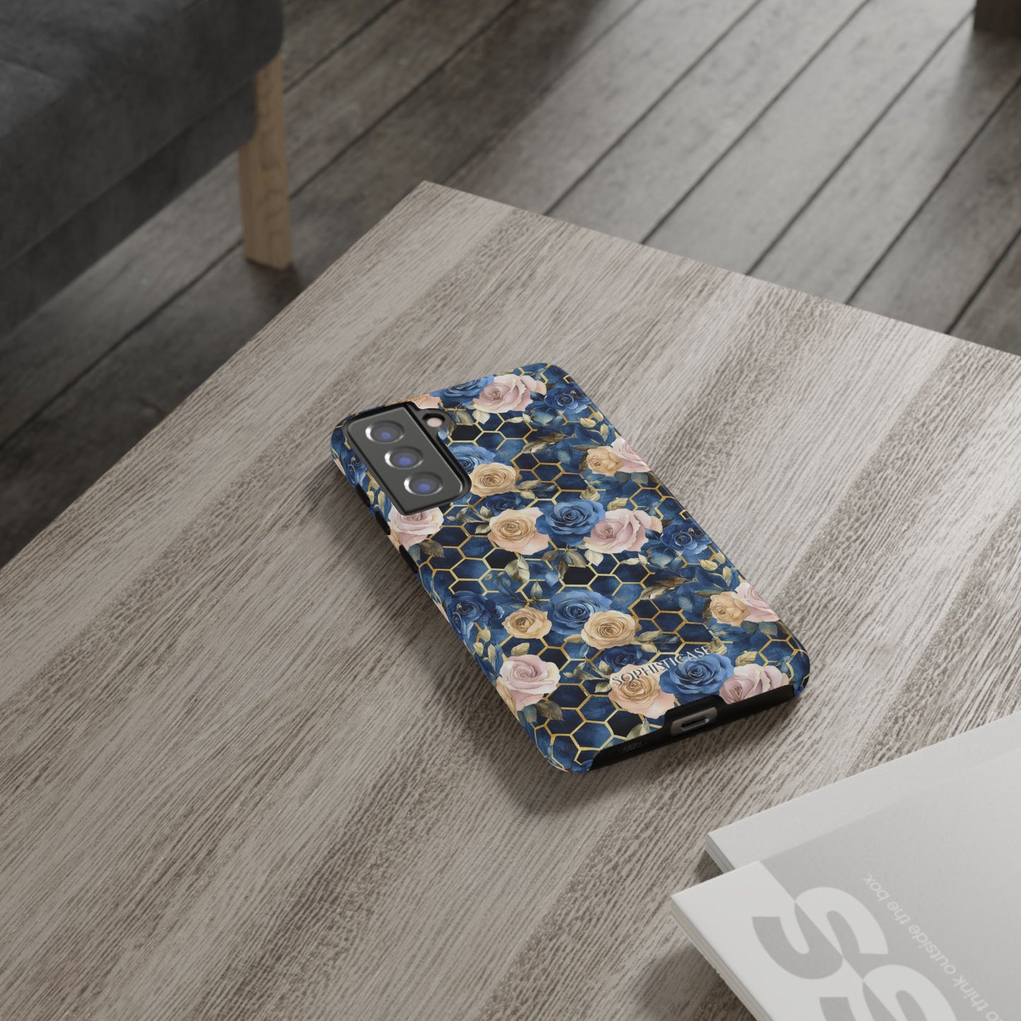 Royal Floral in Midnight Rose - Tough Phone Case