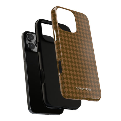 Diamond Diva in Deep Brown - iPhone Case