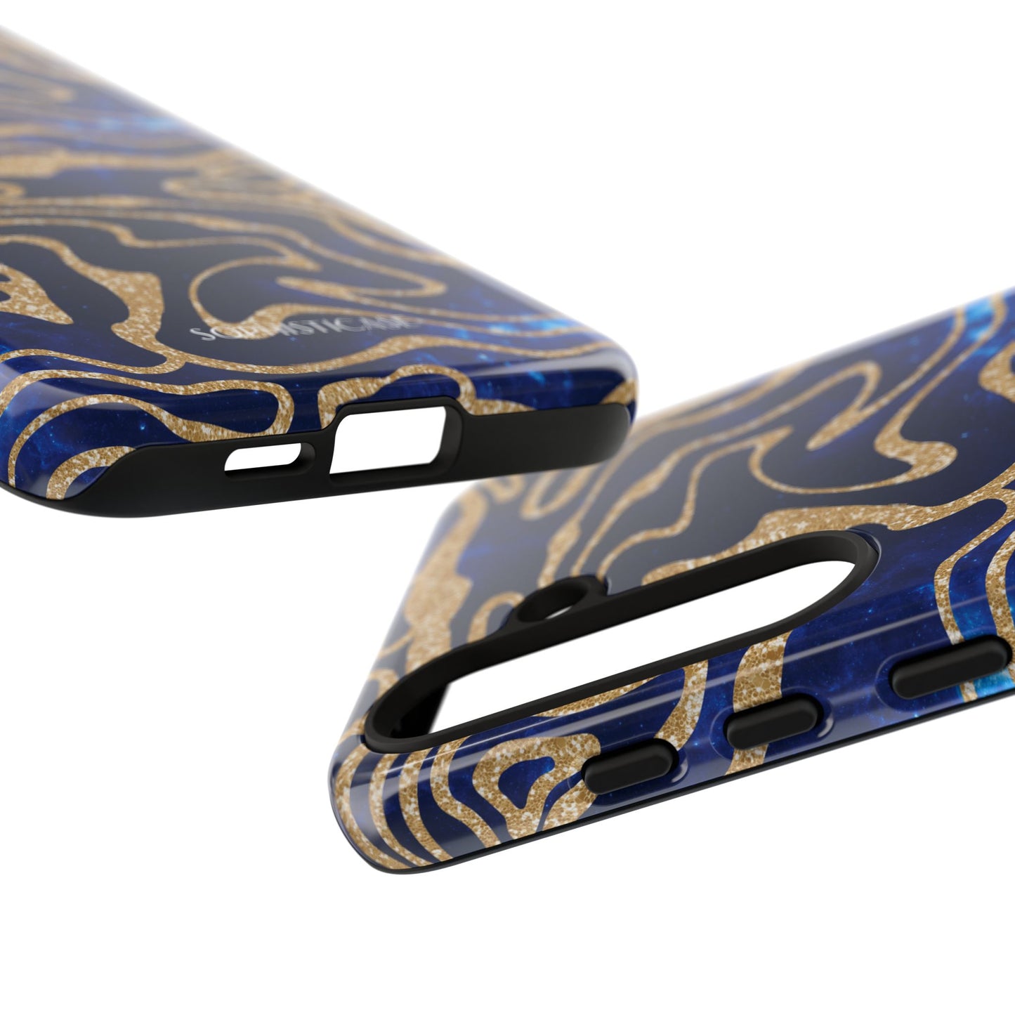 Cosmic Gold in Blue - iPhone Case, Samsung Galaxy Case, Google Pixel Case