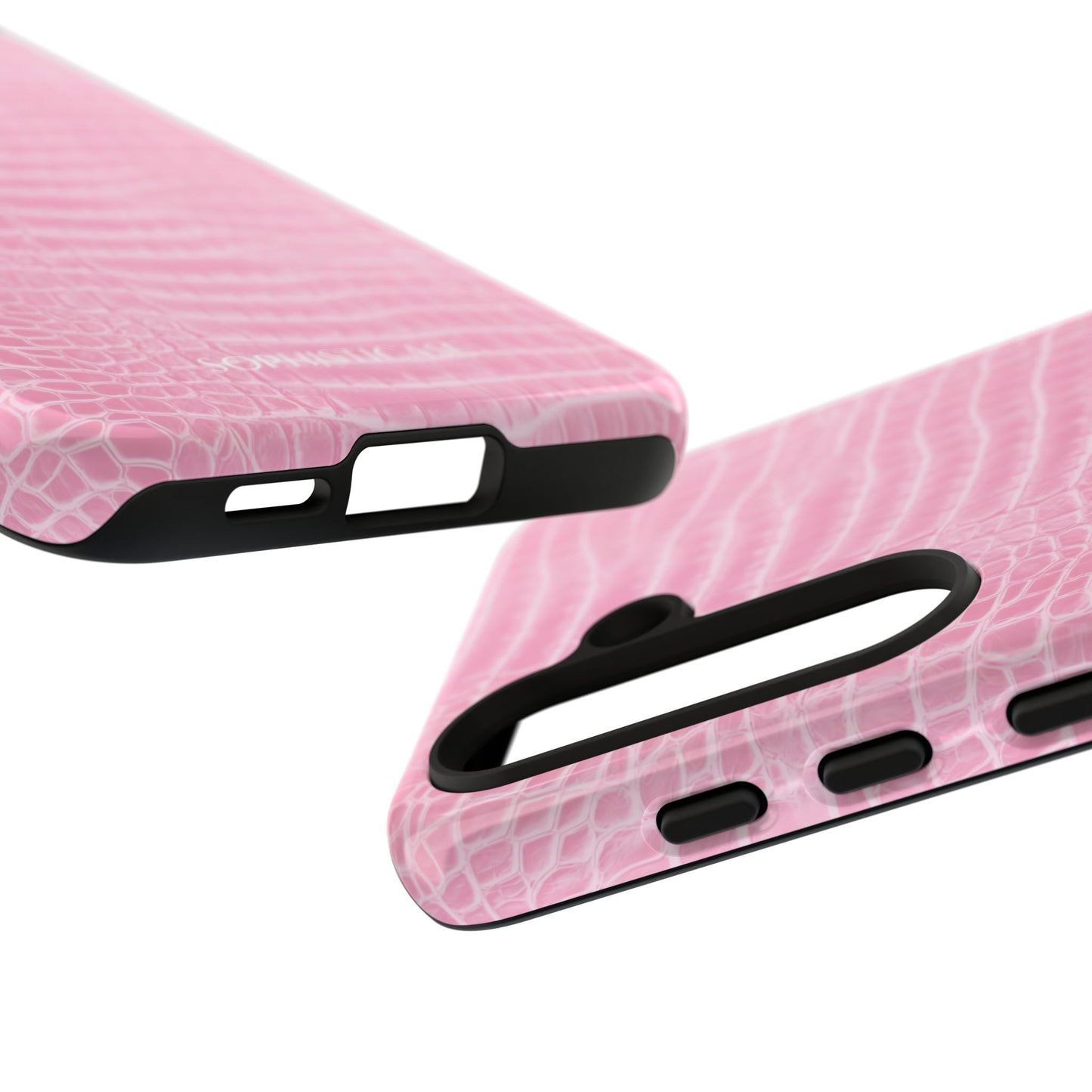 Luxe Leather in Pink - Tough Phone Case